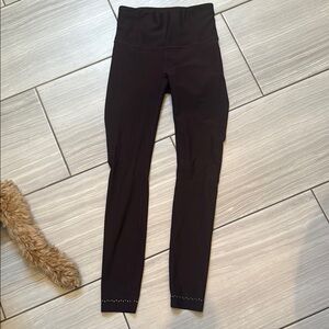 Lululemon Athletica Maroon Leggings